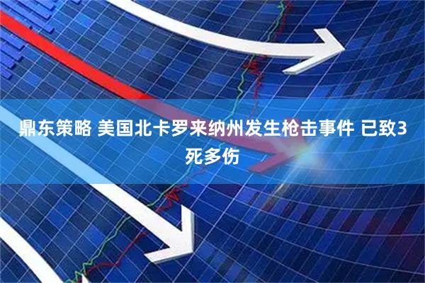 鼎东策略 美国北卡罗来纳州发生枪击事件 已致3死多伤