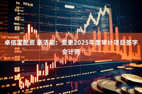 卓信宝配资 新洁能：变更2025年度审计项目签字会计师
